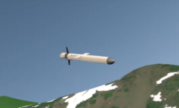 CGI representing the Burevestnik nuclear cruise missile